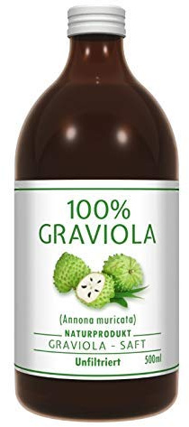 Hipp 100% Jus De Corossol 500Ml - Non Filtré Et Végétalien À Base Purée Corossol. Guanabana. Soursop. Graviola. Stachelannone. , 500 Ml (Lot 1)