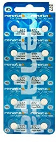 Renata 377/376 / SR 626 SW / G4 1.55V Alkaline Uhr Knopfzelle - 10x Blisters