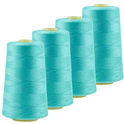4 x 4572m Qualitäts Overlock-Garn Overlock-Nähgarn Oeko-Tex Farbe 821-860
