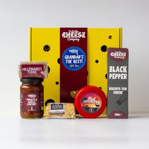 Grandad Is The Best Cheese Gift Box. The Best Gift Basket For A Delicious Cheese Selection Box, Ideal For The Cheese Loving Grandad To Enjoy. The Chuckling Cheese Company.
