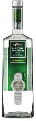 Martin Miller's Summerful Gin - Ginebra Premium 700 ml | Edición Especial con Botánicos de Primavera y Verano | Fresca, Aromática e Ideal para Gin Tonic