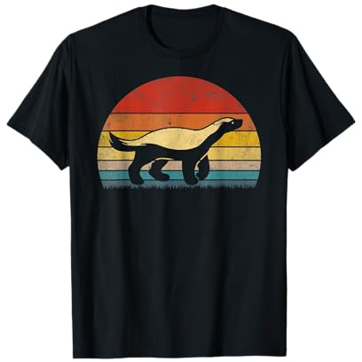 Honey Badger, tasso di miele retrò e vintage Maglietta
