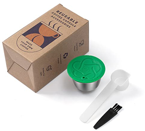 Cápsulas de café recargables reutilizables cápsulas Acero inoxidable Capsulas Reutilizables Dolce Gusto Cápsula filtro Compatibles Cafe Dolce Gusto Cápsula filtro