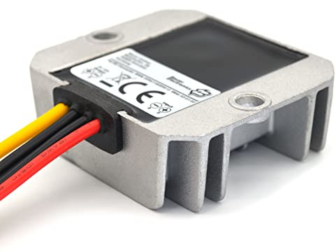 Bauer Electronics | DC DC 8V-40V a 12V Convertidor de tensión 3A 36W | 18V 12V transformador conversor alimentación regulador converter 24V estabilizador stepdown stepup buck boost