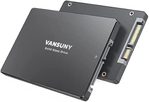 Vansuny X12 512GB SSD, SATA III 6Gb/s 2.5″ SSD Internal Solid State Drives up to 550MB/s, 3D NAND TLC Internal SSD for Laptop,PC Desktops