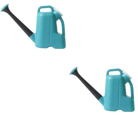 BESPORTBLE 2pièces Arrosoir Plastique Nez avec Couvercle Capacité Outil De Jardinage pour Arrosage De Fleurs Bleu