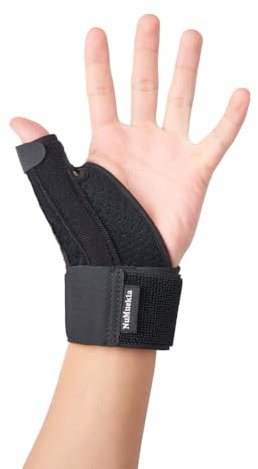 NuMuekla Daumen & Handgelenk Schiene Stabilisator für Trigger Finger, Daumen Bandage,Daumenorthese,Daumensattelgelenk für Karpaltunnel,Tendonitis, Arthritis, Lightweight Daumenschutz-Links