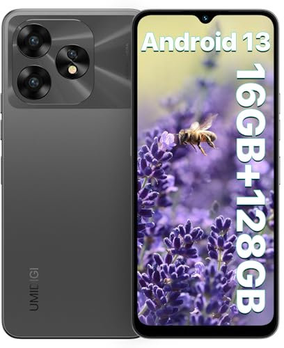 UMIDIGI A15C 16GB+128GB/1TB NFC Mobile Phone, 48MP Camera Smartphone, 6.7 HD+Screen, 5000mAh, 4G Dual SIM Android Phones, Sim-free & unlocked Mobile Phones, Face ID/GPS/OTG