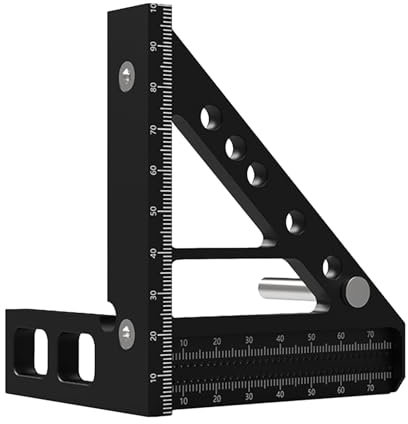 3D Multi-Angle Woodworking Square - Multi-Angle Measuring Ruler - Measuring Ruler Layout Measuring Tool, 22.5°-90° Precise Drawing Scriber
