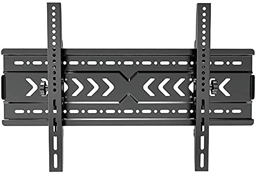 supporti tv Supporti Supporto da parete per tv, fino a 100 kg, supporto da parete inclinabile per TV per la maggior parte dei televisori piatti e curvi da 40-70 pollici, robu,Black-4272 inches