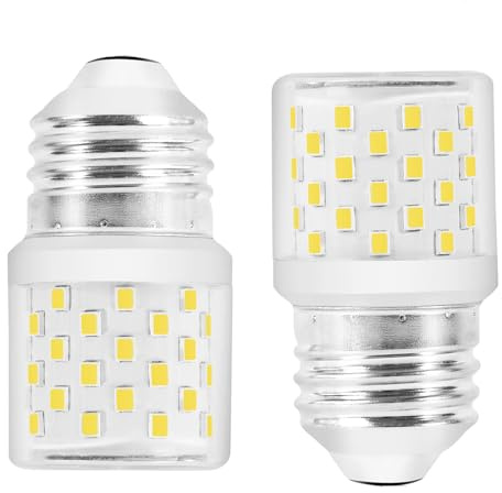 HUIMEIJIA LED Refrigerator Light Bulb 40W Equivalent 120V A15 Fridge Waterproof Bulbs 5W E26 Medium Base Freezer Home Lighting Lamp Non-dimmable (Daylight White 6000k)