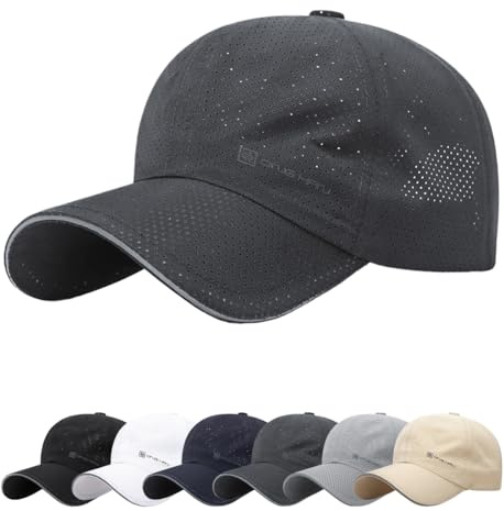 Cozyan Cappello Baseball Uomo Estivi Donna con Visiera Traspirante Berretto Uomo con Visiera Casuali Cappelli con Parasole Berretto da Tennis da Golf Visor Sportive per Donna Uomo