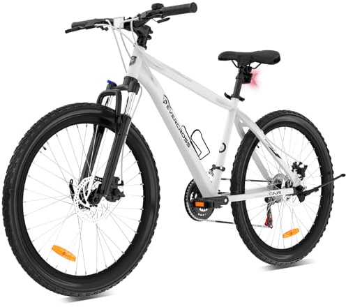 EVERCROSS EM3 Mountainbike für Erwachsene Damen und Herren, 26 Zoll Fahrrad, 21-Gang Schaltsystem, Aluminiumrahmen mit Federgabel