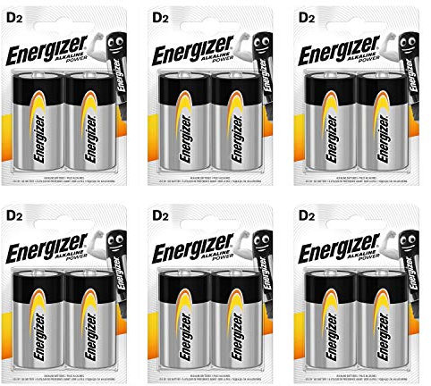 ENERGIZER-Lote de 2 Pilas alcalinas 12 Blisters C LR14 Power (C, 3) (D, 12)