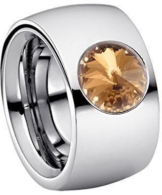 Heideman Ring Damen Coma Silber Edelstahl mit Zirkonia weiß Gr.50-65 | Coma Cocktailring Silber, Edelstahl, großer Zirkonia-Kristall, eleganter Damenring, hautfreundlich & nickelfrei, Geschenkidee