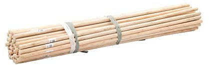 Dapetz® Diamètre 50 Pièces Balai Poignées 4' X 15/16 Bois pour Plus Balai Têtes