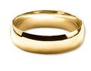 UrbanBijoux Bague Anneau Alliance Mariage fiançailles Homme Femme plaqué Or 6mm - 62
