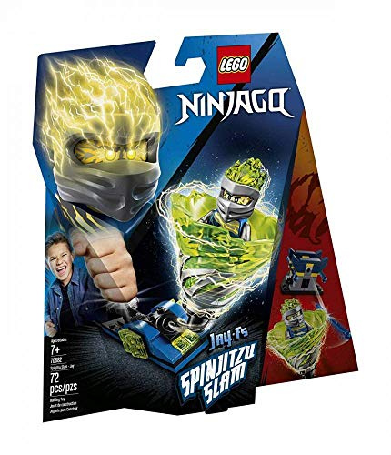 LEGO 70682 NINJAGO Spinjitzu Slam - Jay, Tornado-Spinner mit Starter und Shooter Set, Actionspielzeuge für Jungen und Mädchen