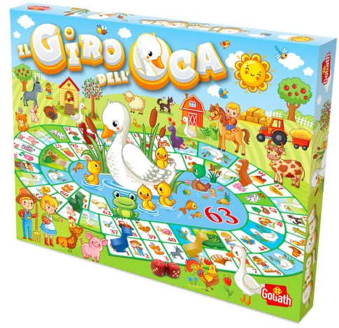 Goliath Toys - Das Spiel der Gans, Gesellschaftsspiel für die ganze Familie, ab 5 Jahren, für 2-6 Spieler