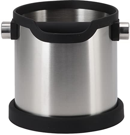 Premium Large Capacity Stainless Steel Coffee Knock Box, Easy to Clean, Great for Coffee Shops, Bars, Family Kitchens, for Enthusiasts