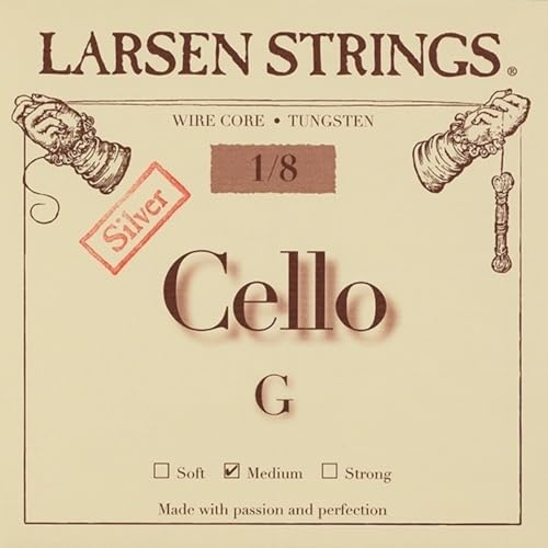 LARSEN STRINGS Cello-Saiten Original Fractional - kleine Größen G 1/8 Medium
