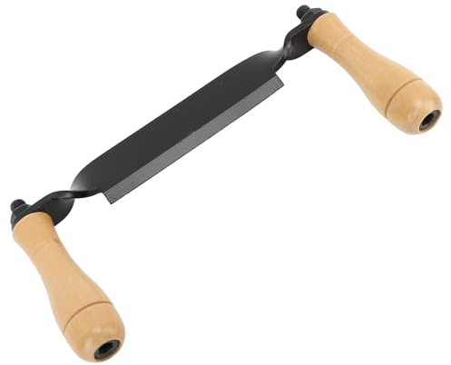 banapoy Zeichnen Rasur Werkzeug, Gebogenes gerades Zugmesser Entrindungswerkzeug für Baumstämme, Werkzeug zum Entfernen von Baumrinde, Holzbearbeitungswerkzeug, Werkzeuge für (Gerader Typ)