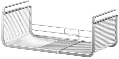 Étagères d'armoire portables, organiseur extensible sous étagère, panier de rangement suspendu, récipient de cuisine, idéal pour les assaisonnements, la vaisselle, les outils de cuisson, 40 x 24 x 18