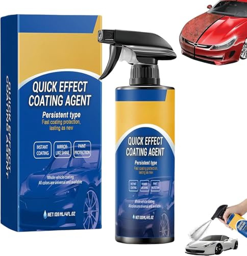 Quick Effect Coating Agent for Car,3-in-1 Efficient Coating Renewal Spray, Nano Auto Coating Agent Sprays combines Reparieren, Aufhellen und Schützen (1-PCS)
