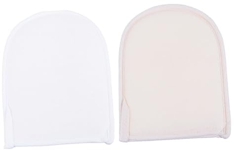 TOPBATHY 2pcs Massage Bath Gloves Dual-sided Loofah Body Scrub Exfoliating Shower Mitts for Bath Brush and Scrub Gloves Exfoliating Use