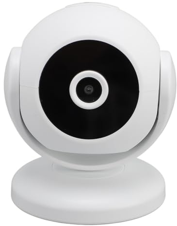 Sxhlseller Telecamera di Sicurezza Domestica Wireless, Rotazione di 360 Gradi, Rilevamento del Movimento, modalità Notturna, Condivisione di App per Casa e Ufficio