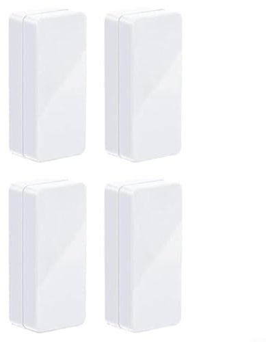 Entgoinggo Pesi magnetici per tende, 4 pezzi, 5 x 2,5 x 1,25 cm, accessori magnetici per tenda da doccia, antivento, accessori per tende, tovaglie e bandiere (bianco)