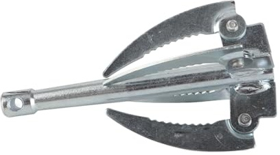 RASTKY Estrattore Pieghevole per Erbacce Falce con Ancora a 4 Artigli con Durata Eccezionale per la Rimozione delle Erbacce Senza Sforzo, Materiale Metallico