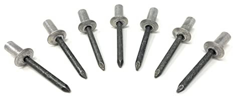 Metal Magery 50 Closed End Rivets Aluminum Body Steel Mandrel - Qty: 50 (8-4 1/4 x 1/4 (0.062-.250 Inch Grip Range))