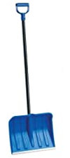 S&M 544019 Pala de Nieve hibrida Azul Hoja 46 cm con Mango de Composite