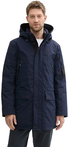 TOM TAILOR 1042520 Parka, 10668-sky Captain Blue, L Hommes