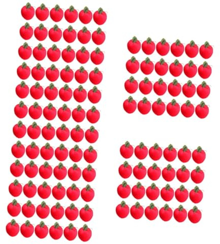 IMIKEYA 5 Sets Dekorative Weihnachtsschmuck Rot Hängeset Für Schule Unternehmen Mall Dekorationen 24 Stück * 5
