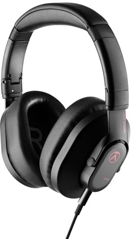 Austrian Audio Hi-X20 Over-Ear Headphones, Professional Wired Headphones (Closed Design, Hi-X Driver, Memory Foam Pads, Foldable Design, Detachable Cable, Accurate Sound), Black