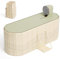 Aoykkii Baignoire pliable adulte 150 x 55 x 50cm,Baignoire portable pliable avec un couvercle,2 panneaux de support latéraux,2 trous de drainage,pour adultes,baignoires pour Intérieur/Extérieur