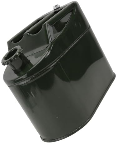 HOODANCOS Tanica per Benzina Portatile Metallo Contenitore Benzina per Auto Serbatoio Riutilizzabile Secchio Resistente