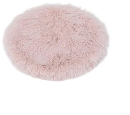 Gonna Per Albero Di Natale, Lungo Tappeto in Peluche Con Neve, Base Per Tappetino Per Albero, Gonna Per Albero Color Crema Per Decorazioni Natalizie, Base Per Albero Di Natale Rosa (rosa Piccola)