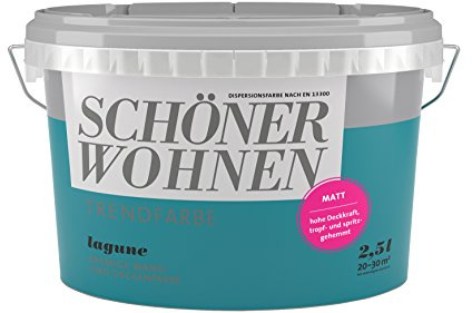 2,5 Liter Schöner Wohnen Trendfarbe Lagune matt