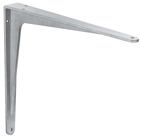 Gedotec Schwerlastkonsole Alu Regal-Konsole | SPARTA | Tiefe: 500 mm | 1 Stück | Schwerlastträger aus Aluminium | Tragkraft 400 kg pro Paar für Wandregale | Regalträger rostfrei | Wand-Winkel