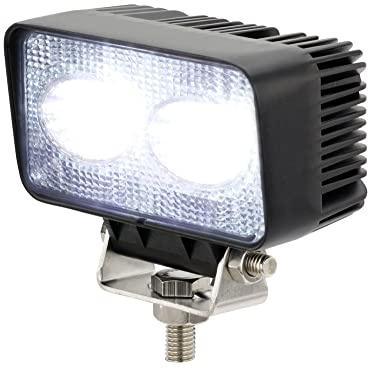 AdLuminis LED Arbeitsscheinwerfer eckig, 20 Watt 1800 Lumen, CREE Chips, 78°, Für 12V 24V, IP67 Schutzklasse, 6000K, Zusatzscheinwerfer, Rückfahrscheinwerfer, Suchscheinwerfer