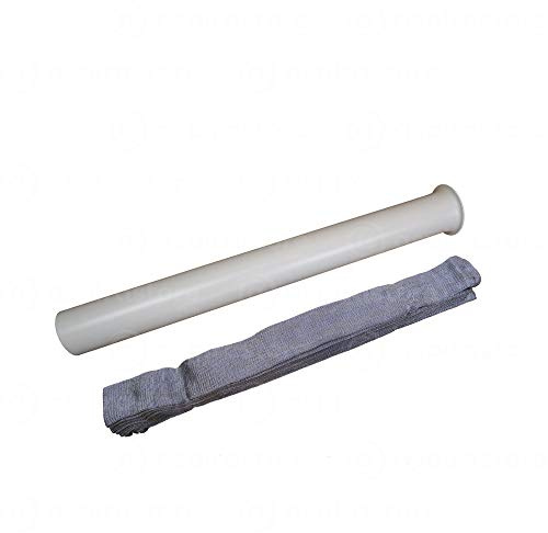 Set calza rivestimento in tessuto per tubo flessibile aspirapolvere centralizzato mt 9 (9 metri)