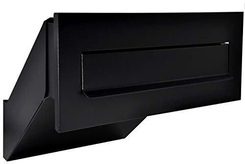 Cassetta delle lettere nera opaca, antracite, grigio opaco, C4, 260-420 [mm]