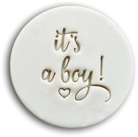 It's a boy Keksstempel, Fondant
