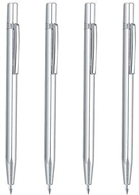 Does not apply 4 Pcs Tungsten Carbide Tip Scriber, Metal Scribe Pen Tool, Engraving Etching Curve Pen Tools with Clip for Metal Sheet, Ceramics, Glass