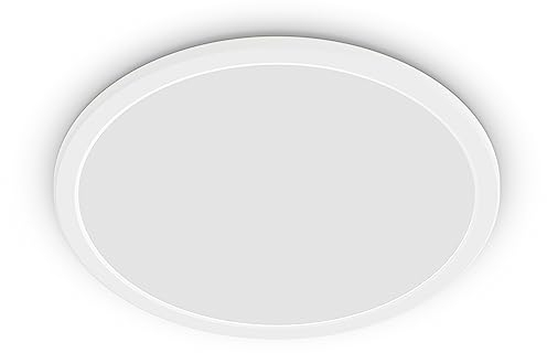 Philips LED Superslim Bathroom Ceiling Light 27K 15W, Warm White IP44. For Bathroom And Kitchen Lighting