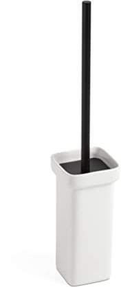 TATAY Toilet Brush Ceramic and Aluminium Compact and Functional | Toilet Brush | Medidas 8.5x8.5x41 cm | Toilet Brushes 8 | Ceramic And Aluminium | Durable Materials | Compact And Functional