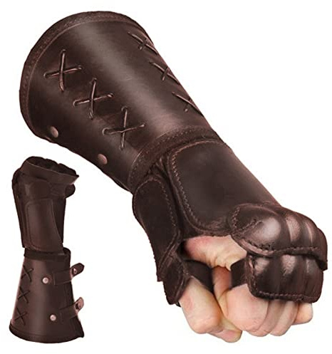 Mittelalter Handschuh Kunstleder Armband, Assassin Kostüm, Lange Handschuhe Steams, Punk Assecories, Handgelenk Arm für Herren Renaissance Kostüm
